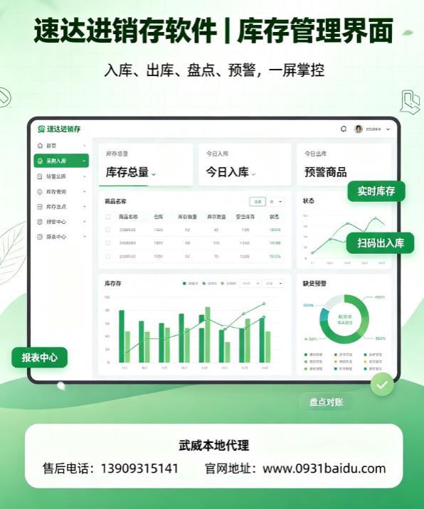 武威速达软件正版销售｜速达财务进销存 ERP 实施、售后维修、账套恢复