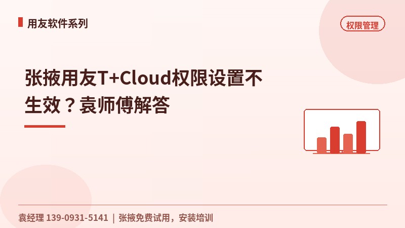张掖用友T+Cloud权限设置不生效？袁工解答