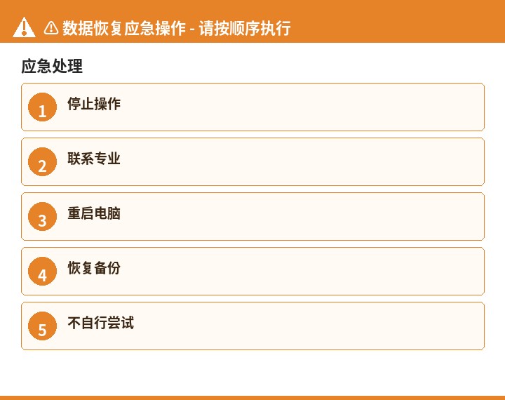 数据恢复应急处理流程示意图